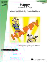 Happy piano sheet music cover